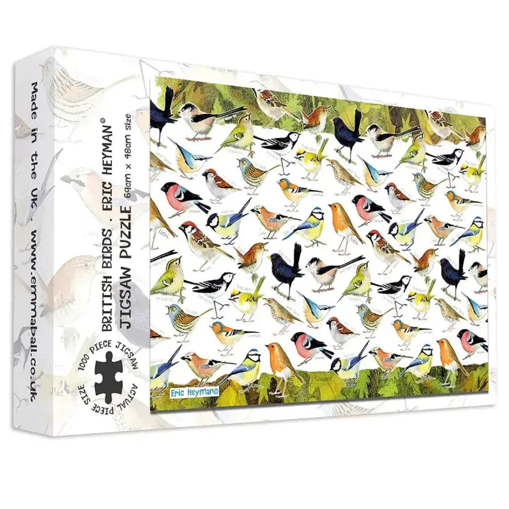 Great British Jigsaws 1000 Pieces*Emma Ball - British Birds - 1000 Piece Jigsaw Puzzle