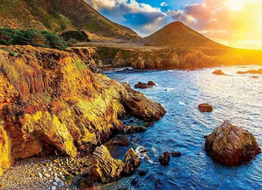 Eurographics 1000 Pieces* - Sunset On The Pacific Coast - 1000 Piece Jigsaw Puzzle
