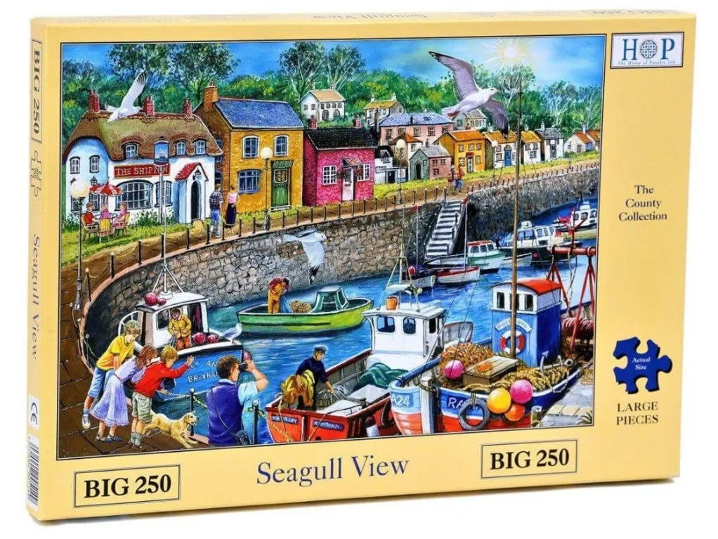 House of Puzzles Extra Large Pieces* - Seagull View - 250Xl Piece Jigsaw Puzzle