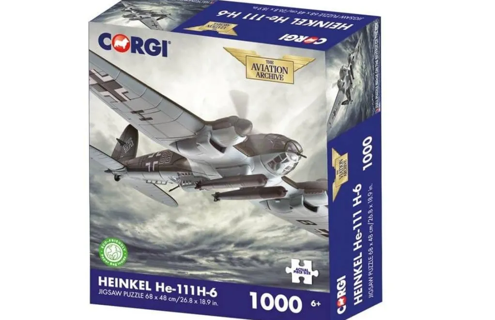Kidicraft 1000 Pieces* - Heinkel He-111 H-6 - 1000 Piece Jigsaw Puzzle