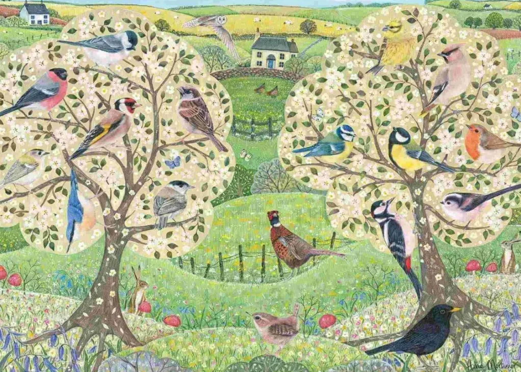 Otter House 1000 Pieces* - Beautiful Birds - 1000 Piece Jigsaw Puzzle