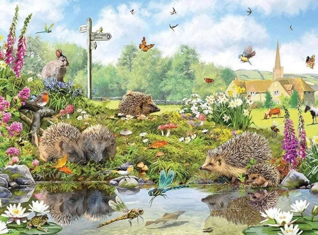 Otter House 1000 Pieces* - Riverside Wildlife - 1000 Piece Jigsaw Puzzle