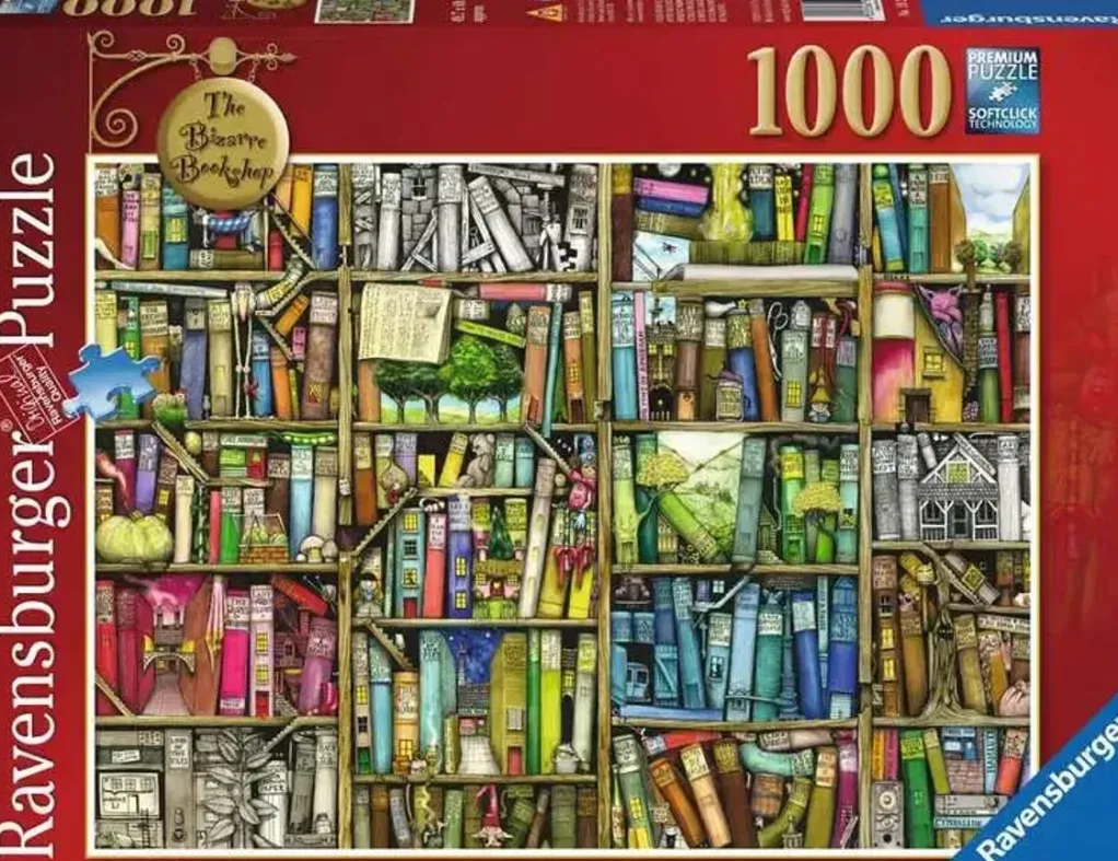Ravensburger 1000 Pieces* - Colin Thompson - The Bizarre Bookshop - 1000 Piece Jigsaw Puzzle