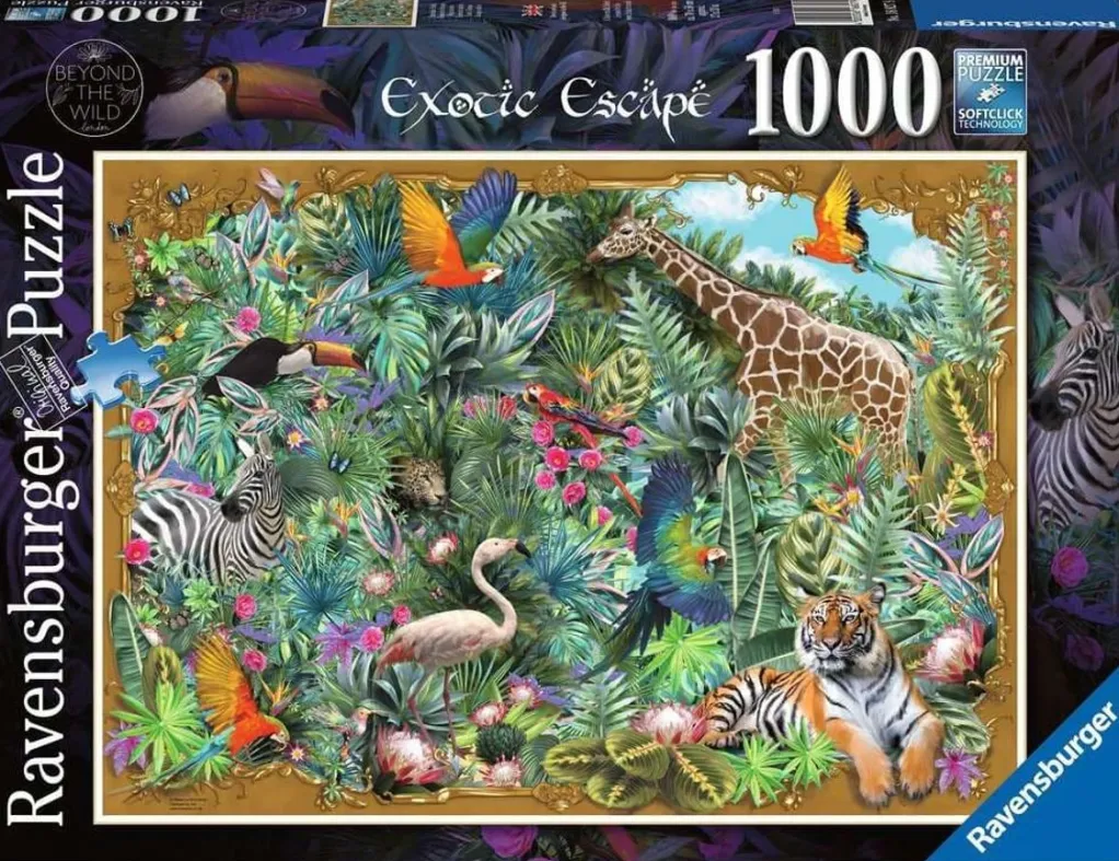 Ravensburger 1000 Pieces* - Exotic Escape, Beyond The Wild 1000 Piece Jigsaw Puzzle