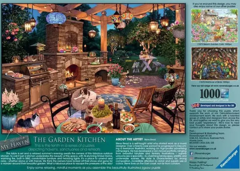 Ravensburger 1000 Pieces* - My Haven No 10 - The Garden Kitchen - 1000 Piece Jigsaw Puzzle
