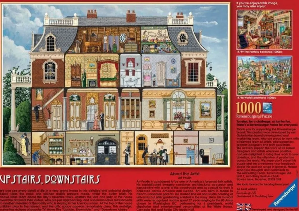 Ravensburger 1000 Pieces* - Upstairs Downstairs - 1000 Piece Jigsaw Puzzle