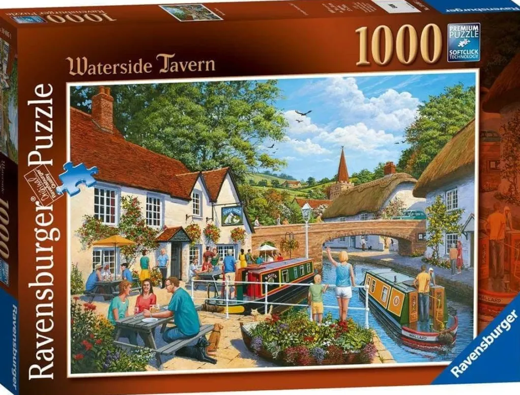 Ravensburger 1000 Pieces* - Waterside Tavern - 1000 Piece Jigsaw Puzzle